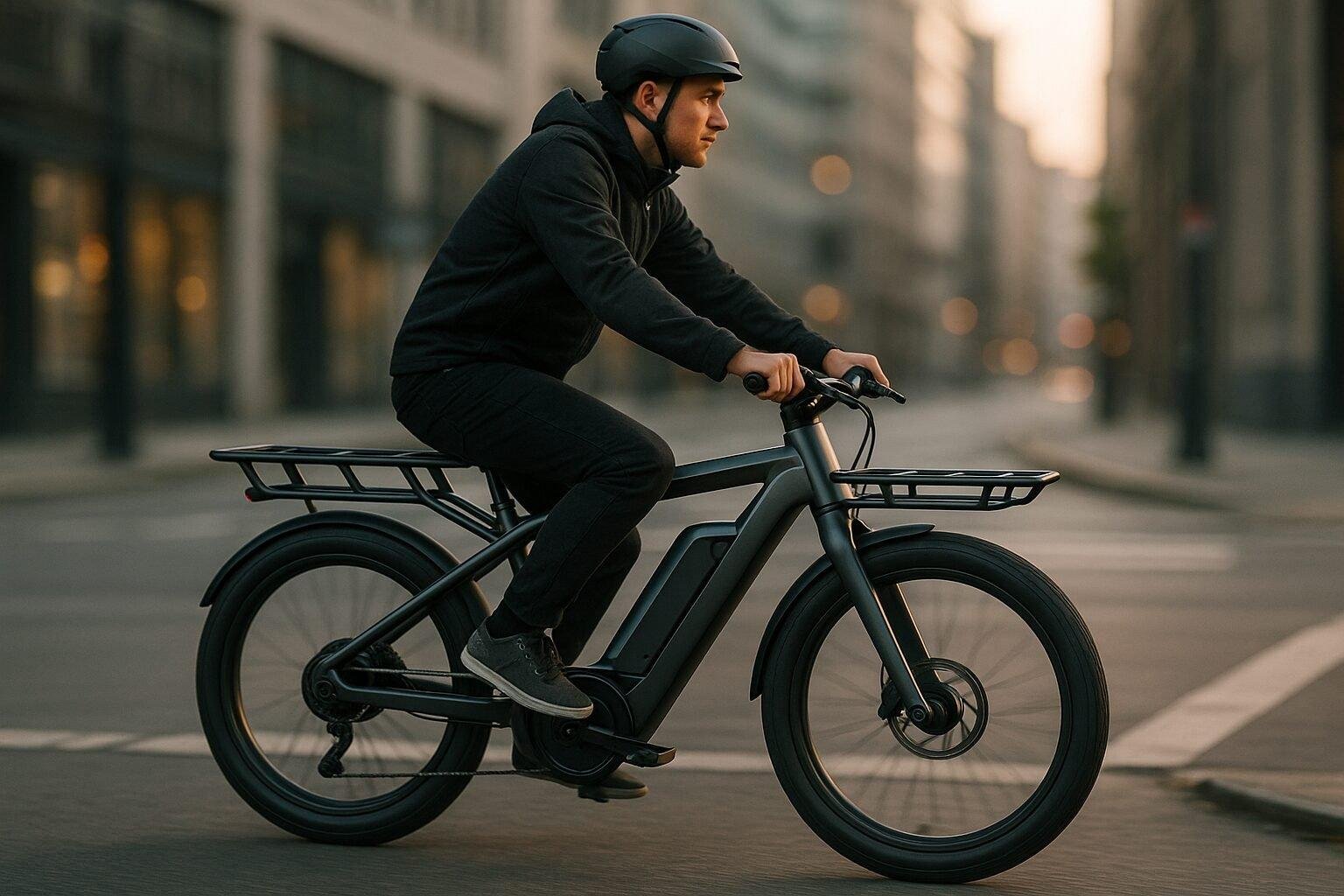 A premium modular e-bike designed by a Rivian offshoot, blending urban elegance with adventure performance.