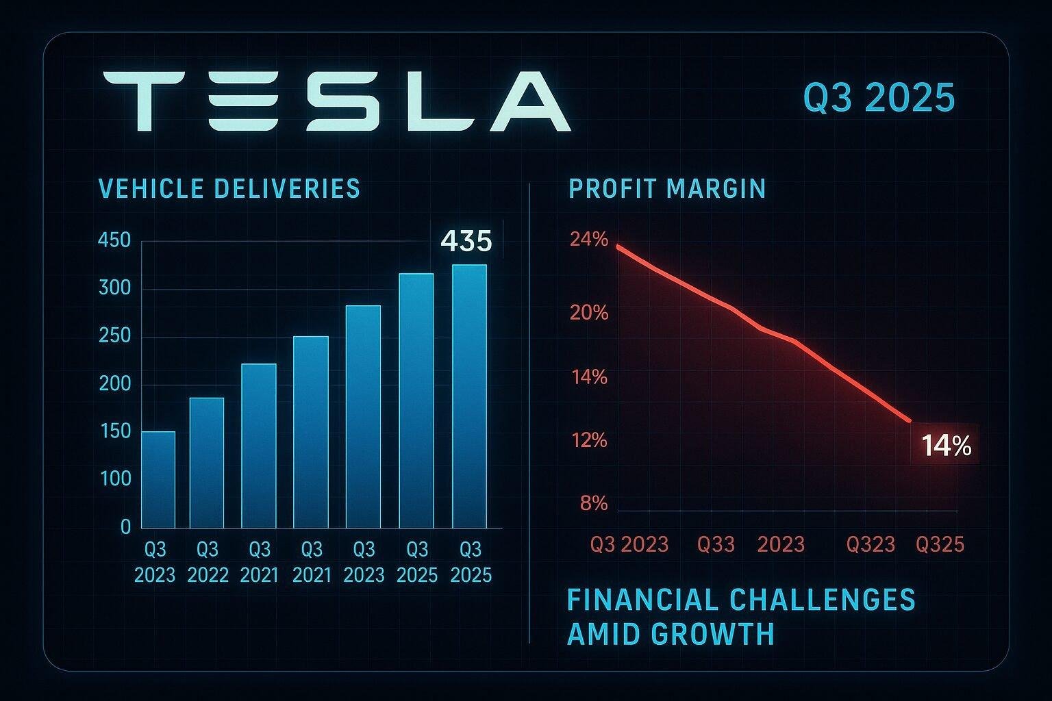 Tesla Delivers 497,099 EVs in Q3 2025, but Profit Growth Remains Modest